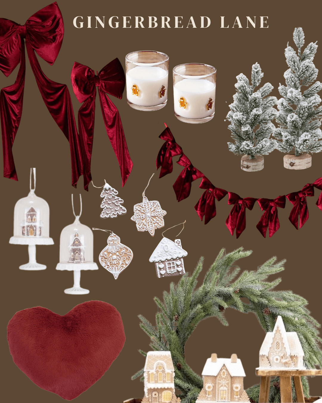 gingerbread lane - Clementine Home Floral Gift