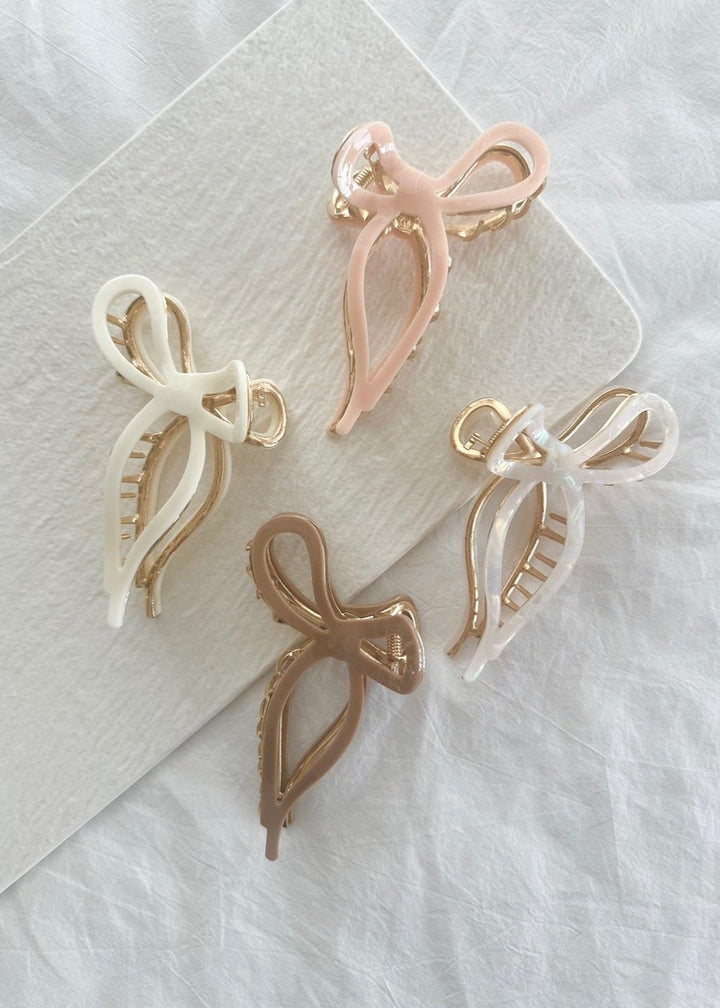 Bow Claw Clip - Clementine Home Floral Gift