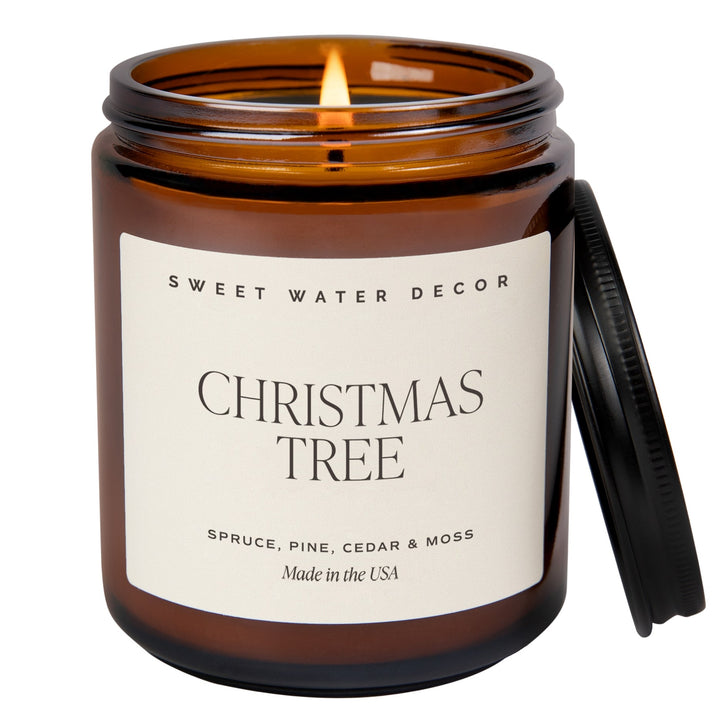 Christmas Tree Candle - Clementine Home Floral Gift