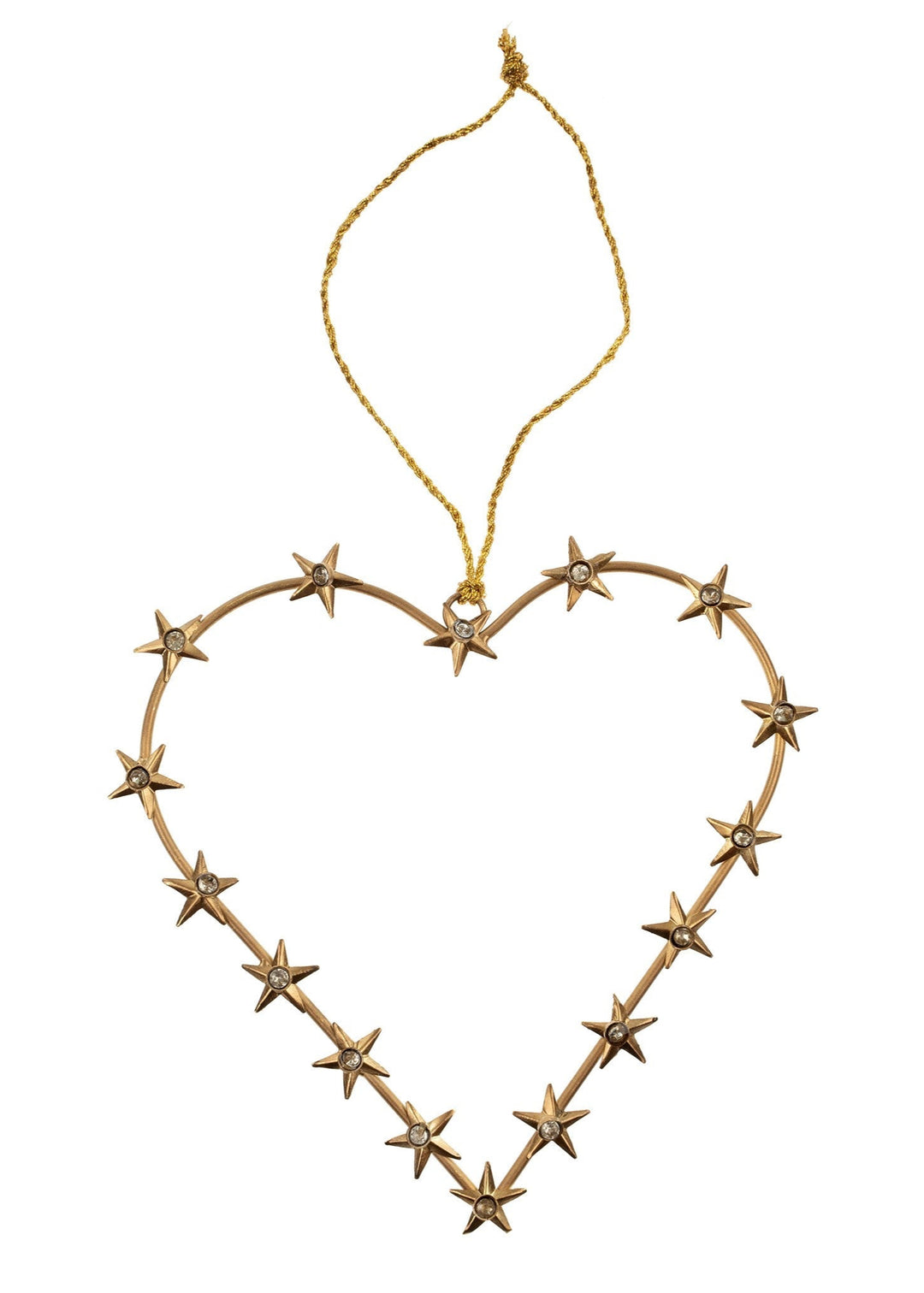 Dazzle Heart Ornament - Clementine Home Floral Gift