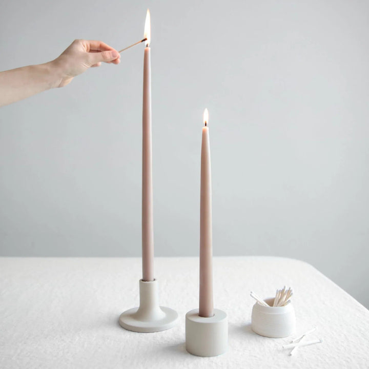 DIPPED TAPER CANDLEs - Clementine Home Floral Gift