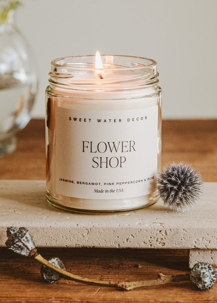 Flower Shop Candle - Clementine Home Floral Gift