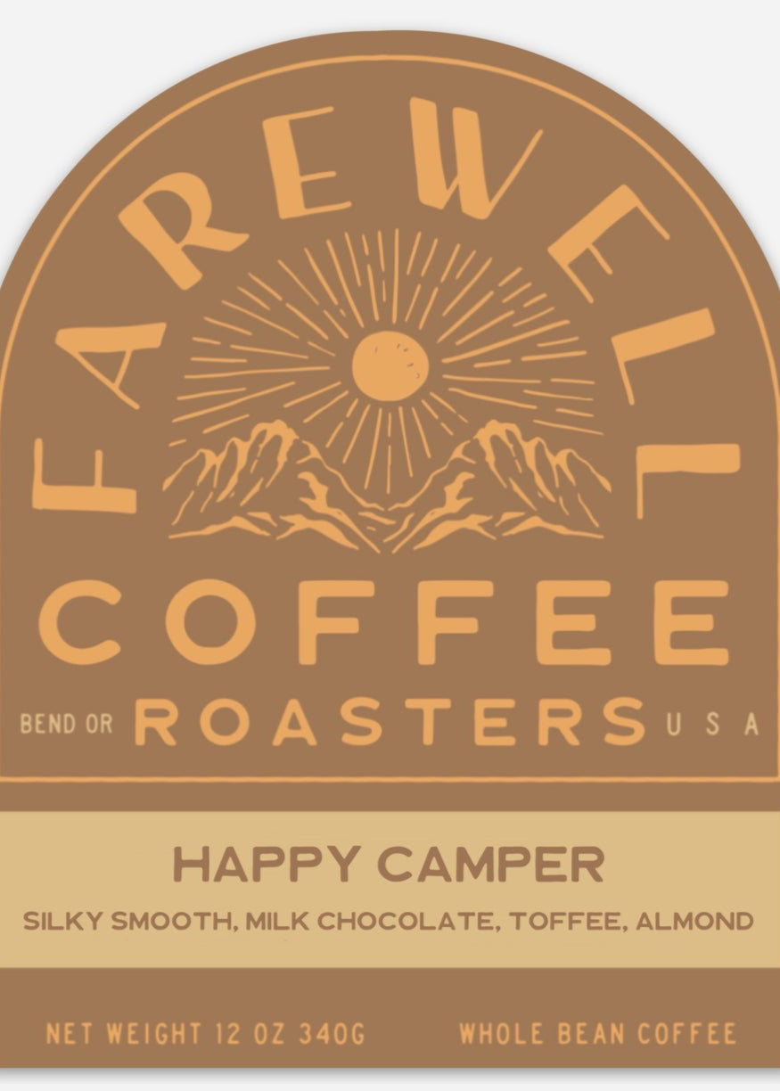 Fresh Coffee Beans - Happy Camper - Clementine Home Floral Gift