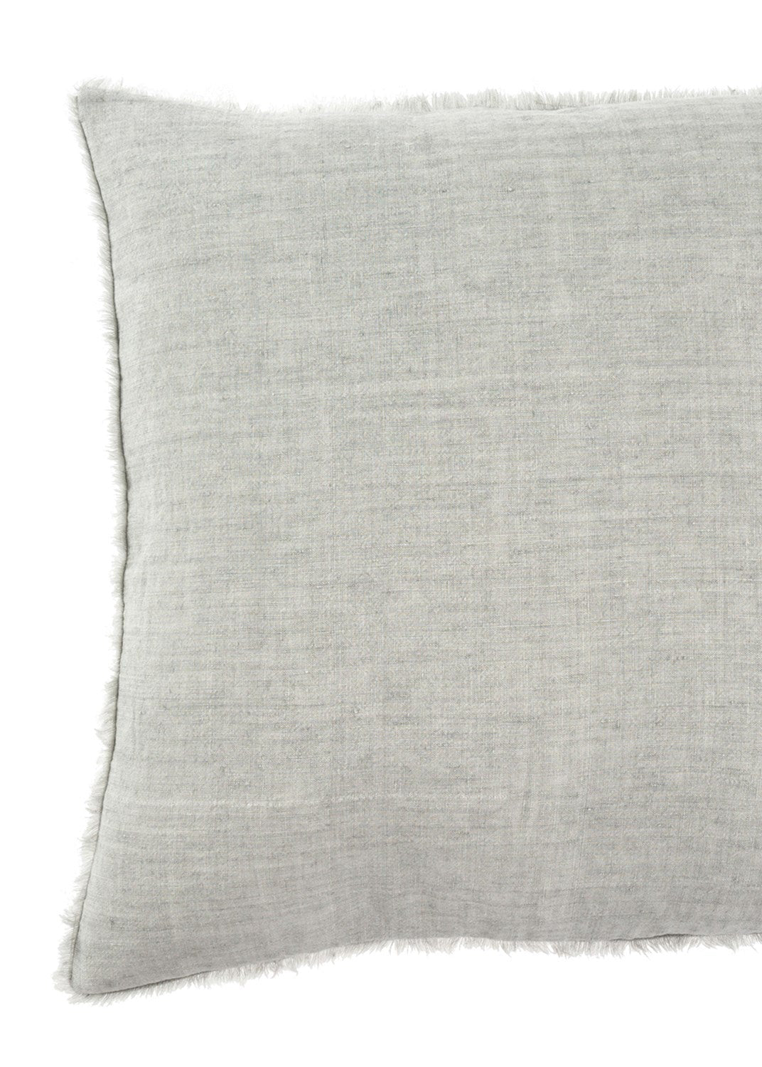 Lina Linen Pillow - Flint Grey - Clementine Home Floral Gift