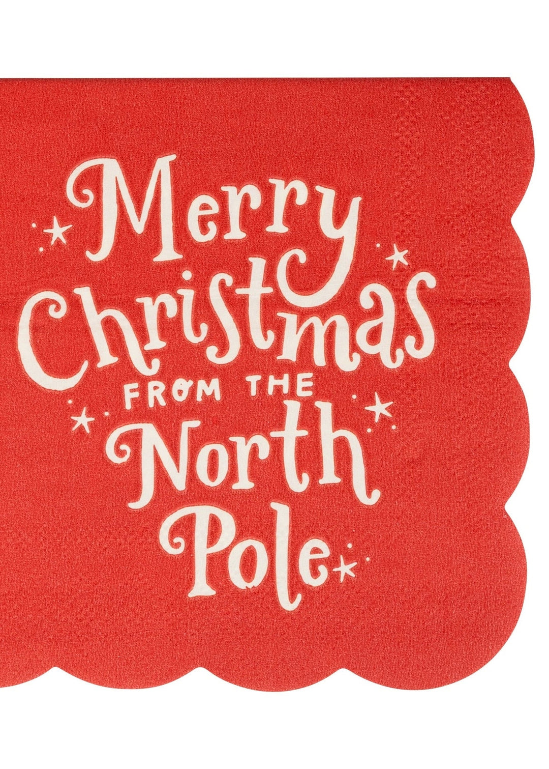 Merry Christmas Cocktail Napkins - Clementine Home Floral Gift
