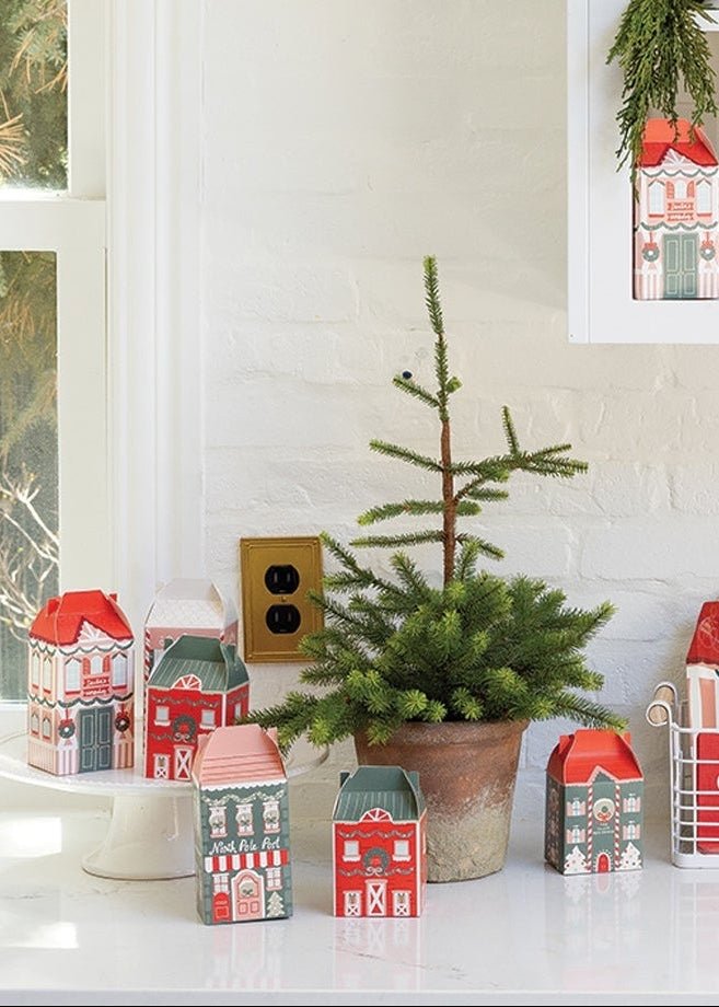 North Pole Advent Boxes - Clementine Home Floral Gift