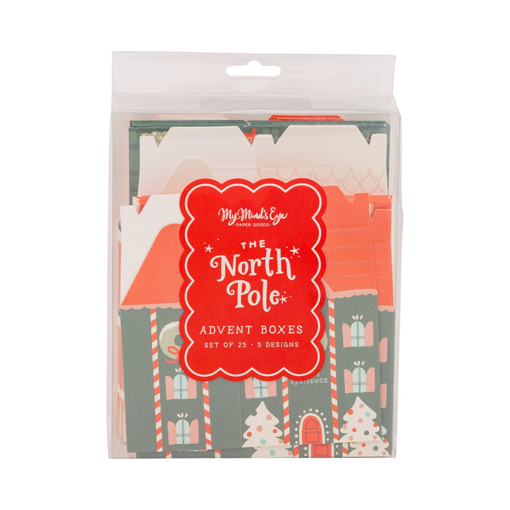 North Pole Advent Boxes - Clementine Home Floral Gift