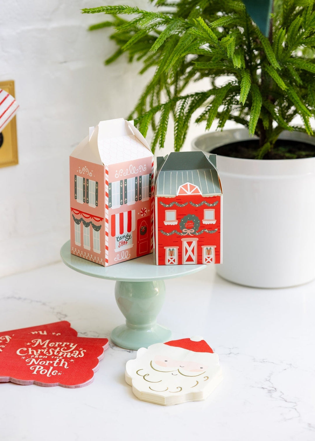 North Pole Advent Boxes - Clementine Home Floral Gift