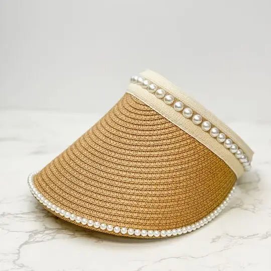 Pearl Lined Sun Visors - Clementine Home Floral Gift