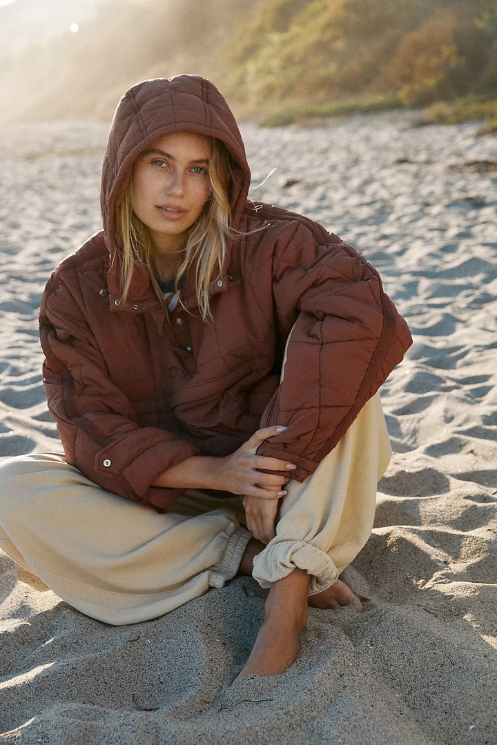 Piper Pullover - Rust Brown - Clementine Home Floral Gift
