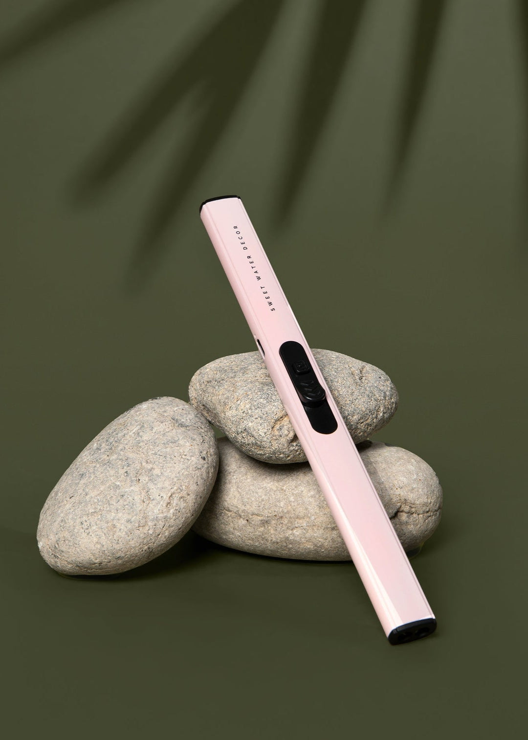 Rechargeable Electric Lighter - Pink - Clementine Home Floral Gift