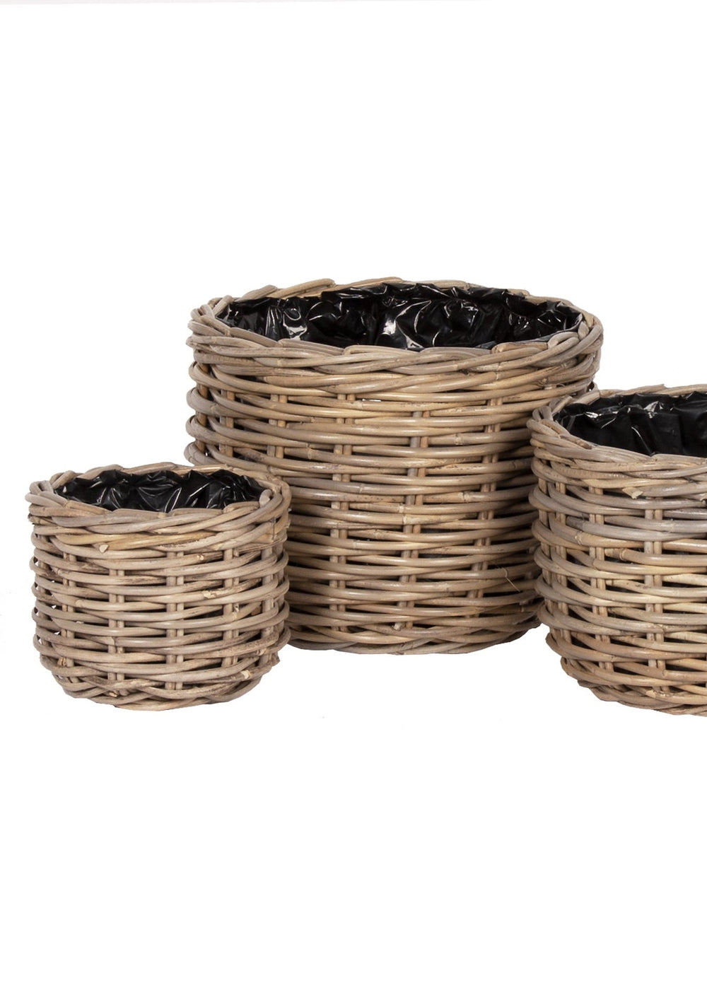 Round Basket Planters - Clementine Home Floral Gift