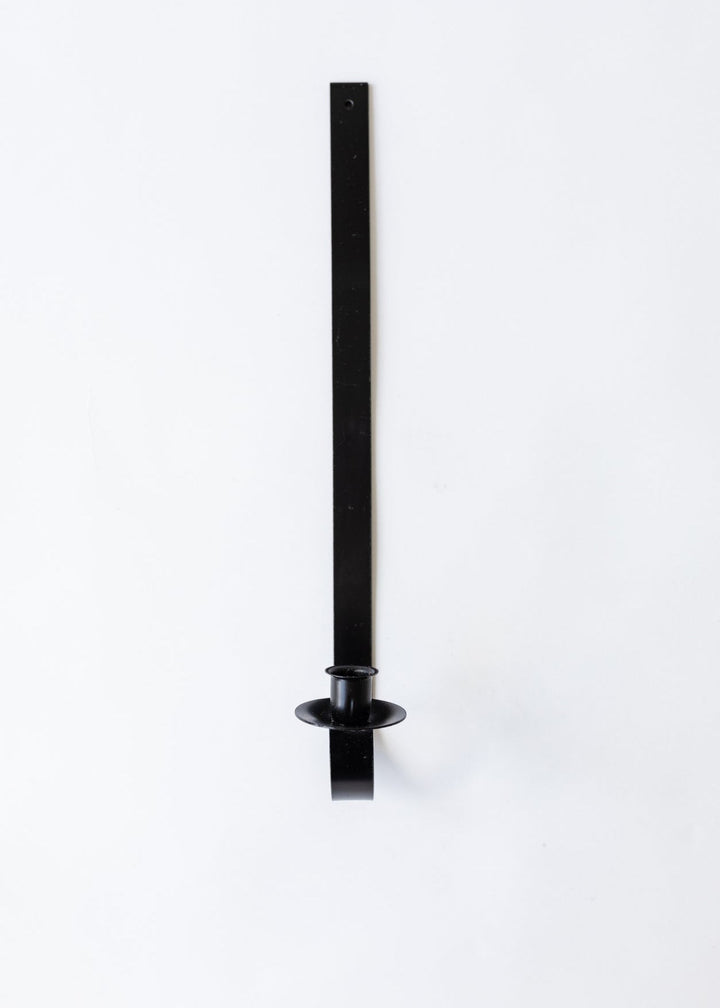Slender Iron Candle Sconce - Clementine Home Floral Gift