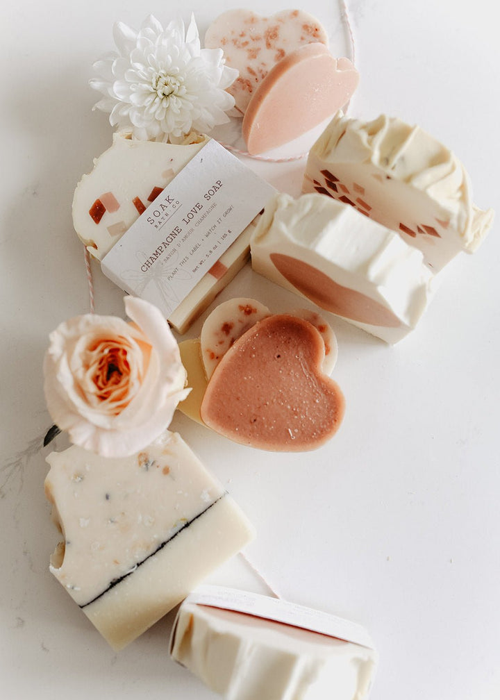 Sweetheart Soap Stacks - Clementine Home Floral Gift