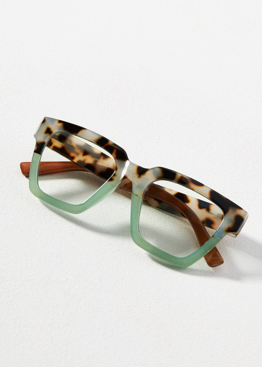Take a Bow Glasses - Chai Tortoise & Green - Clementine Home Floral Gift
