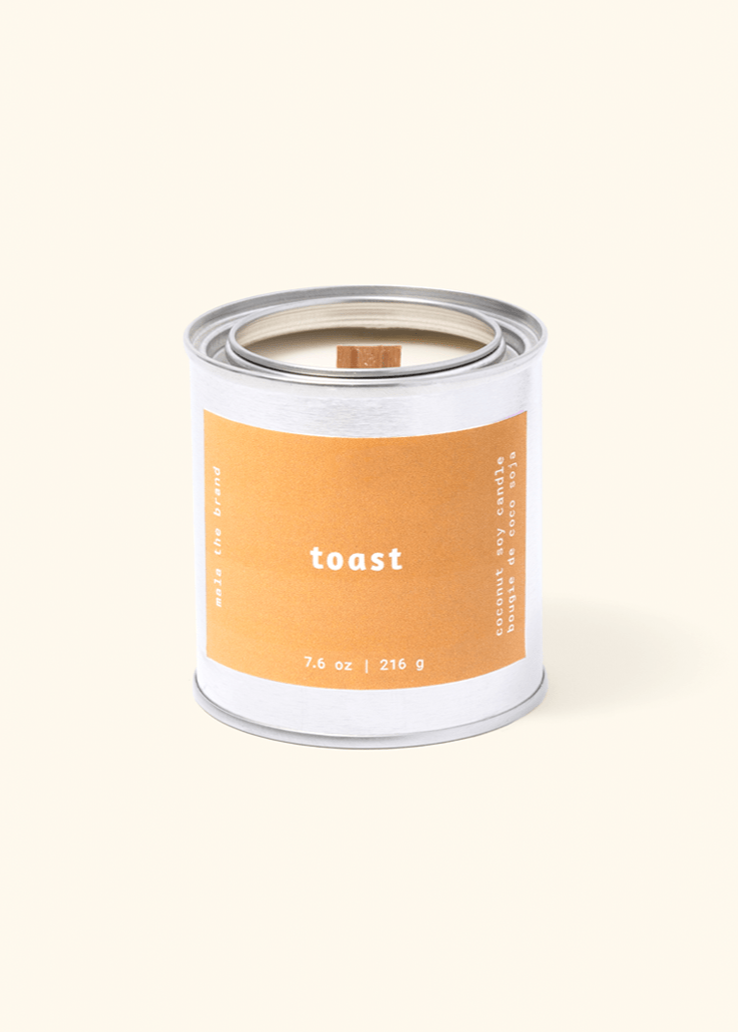 Toast Candle - Clementine Home Floral Gift