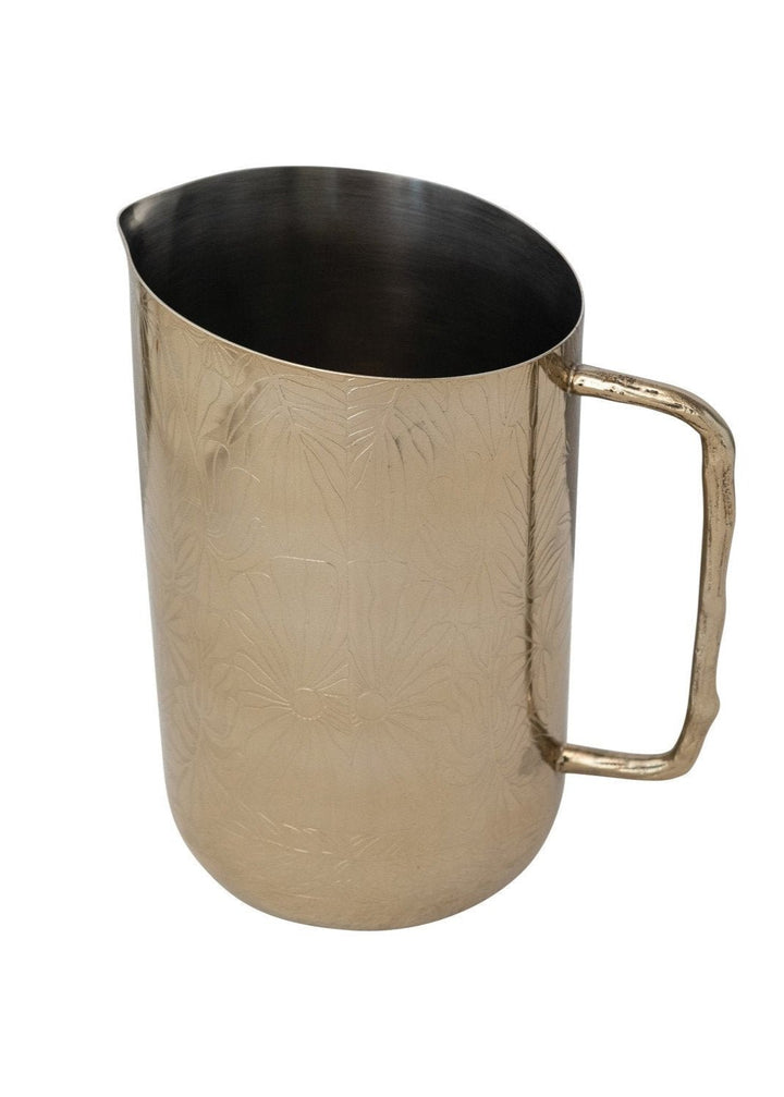 Twig Stainless Steel Pitcher - Clementine Home Floral Gift