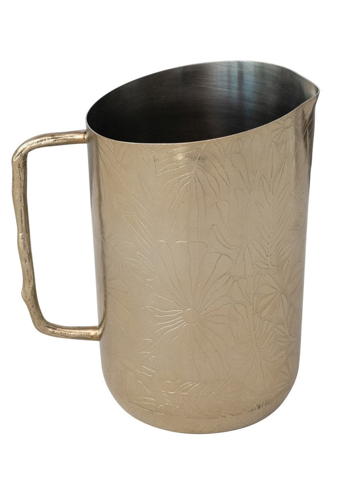 Twig Stainless Steel Pitcher - Clementine Home Floral Gift