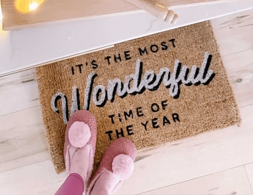 Wonderful Time Doormat - Clementine Home Floral Gift