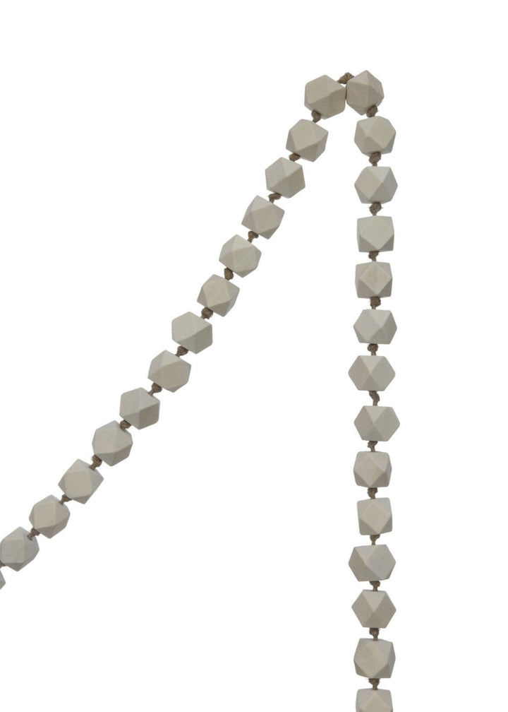 Wood Bead Garland - Natural - Clementine Home Floral Gift