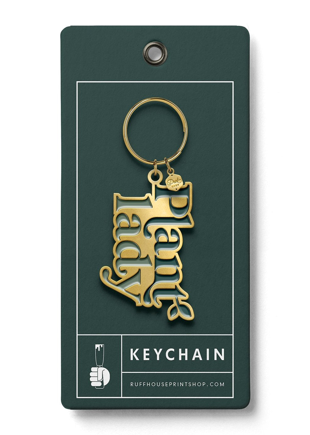 Plant Lady Keychain - Clementine Home Floral Gift