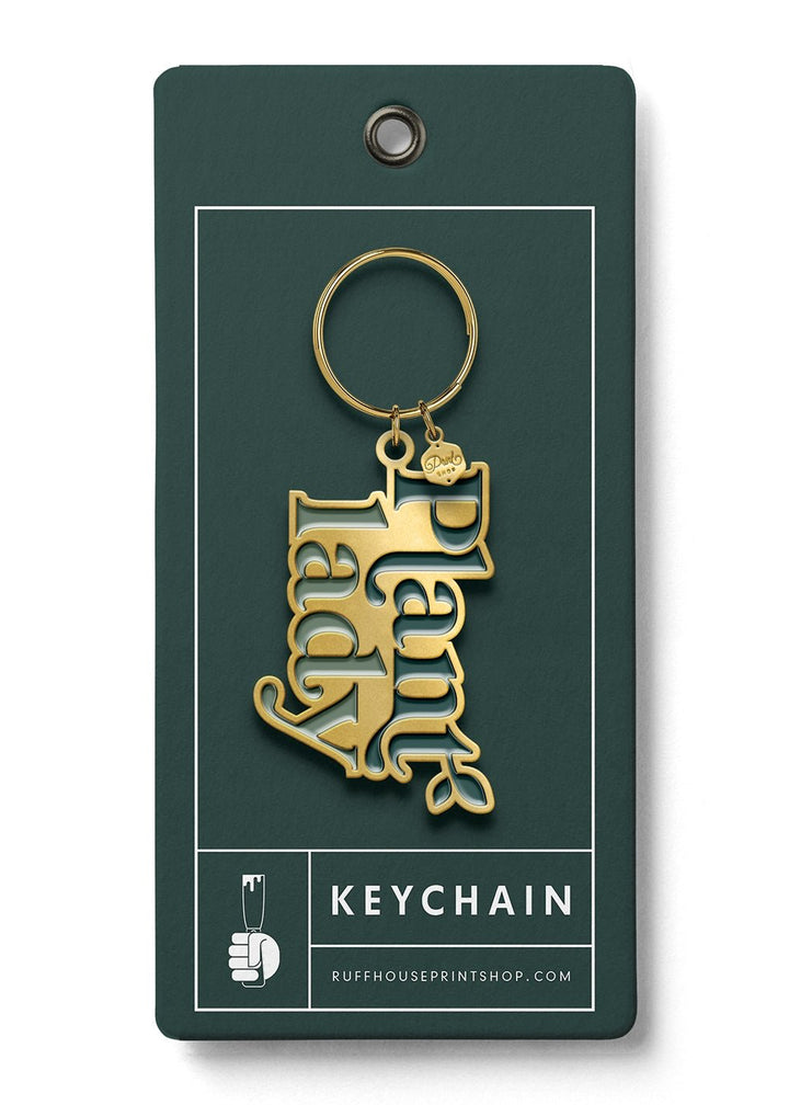 Plant Lady Keychain - Clementine Home Floral Gift