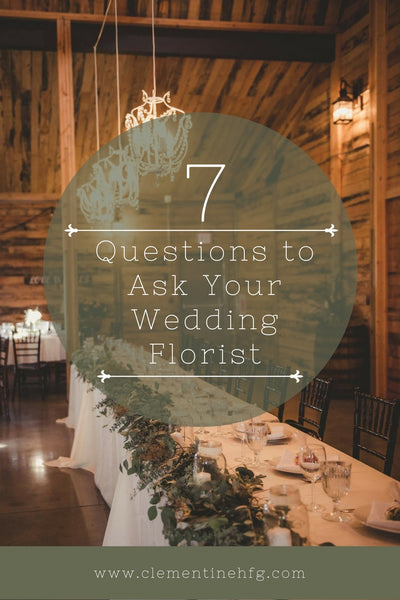 8 Questions to Ask Your Wedding Florist