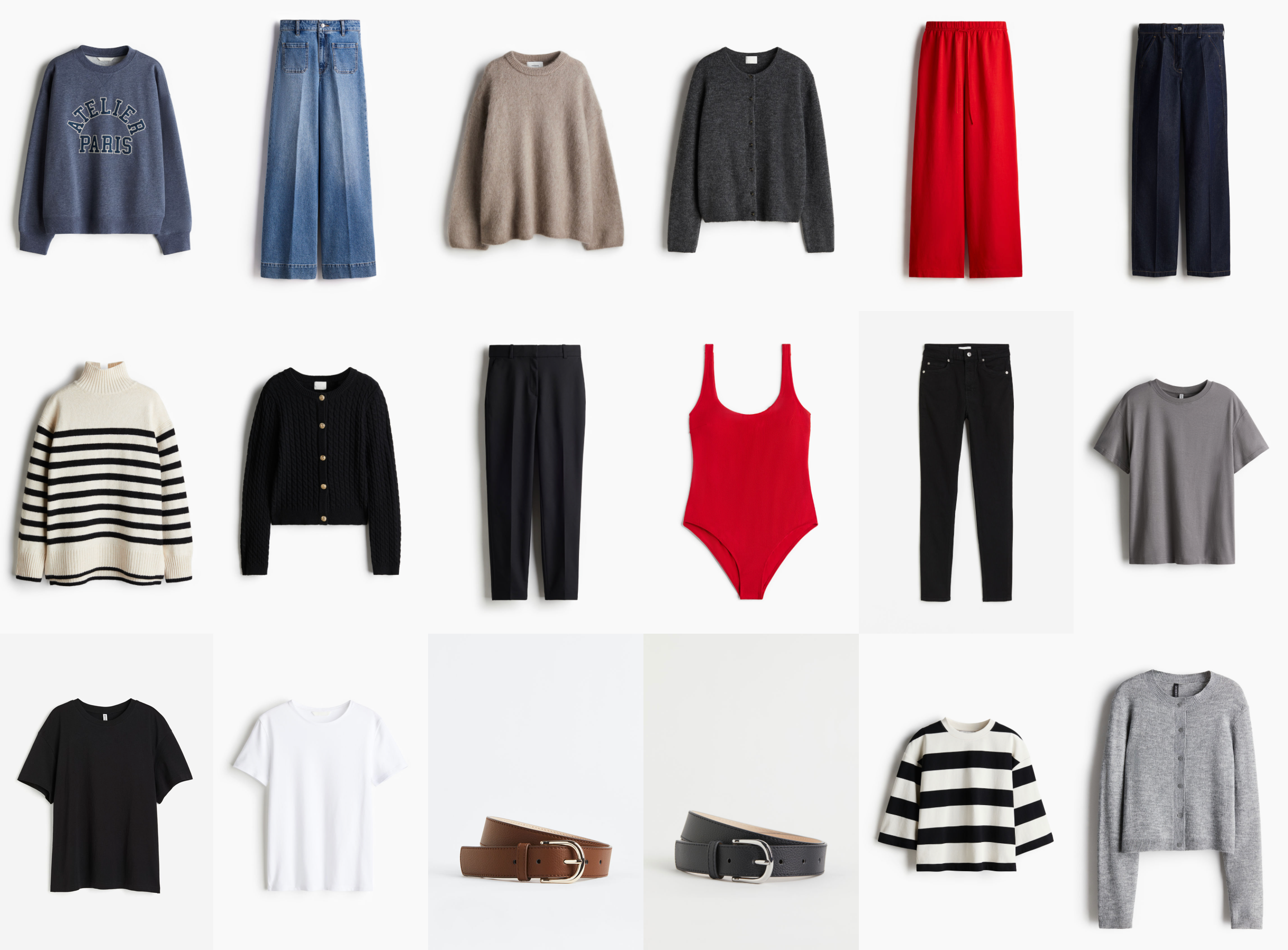 How I Built My First Mini Capsule Wardrobe with H&M Basics