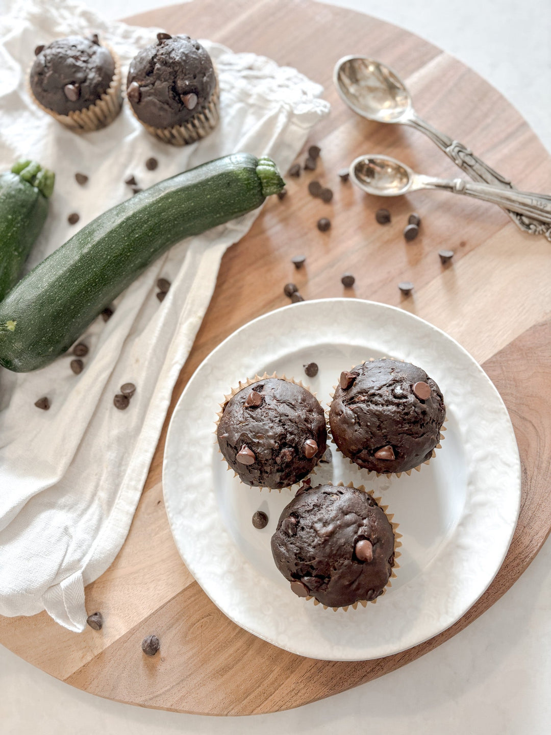 Dive Into the Delight of Healthy Double Chocolate Zucchini Muffins - Clementine Home Floral Gift