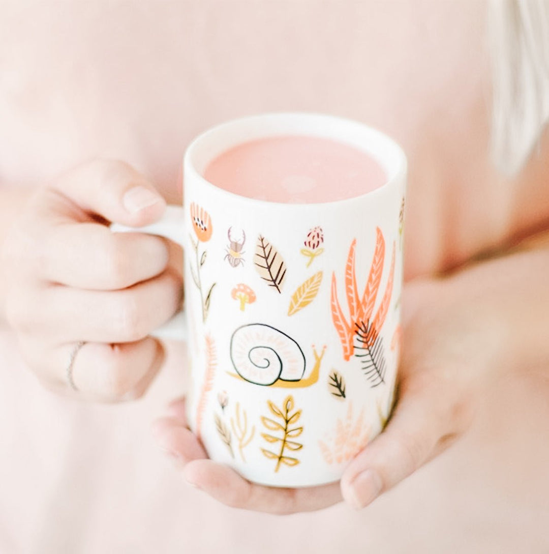 Homemade Latte With Beetroot - Clementine Home Floral Gift