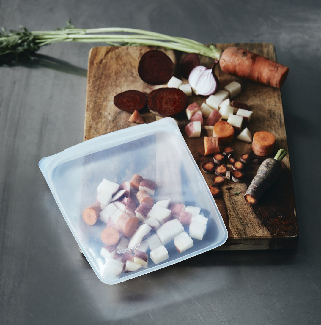 How to Steam Your Vegetables in a Stasher Bag