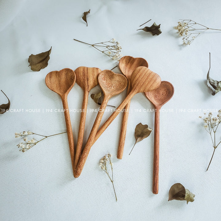 Wooden Heart Spoon - Large