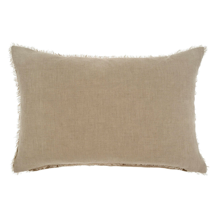 Lina Linen Pillow - Driftwood