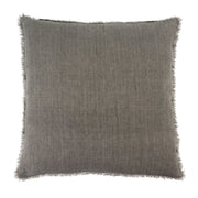 Lina Linen Pillow - Warm Grey