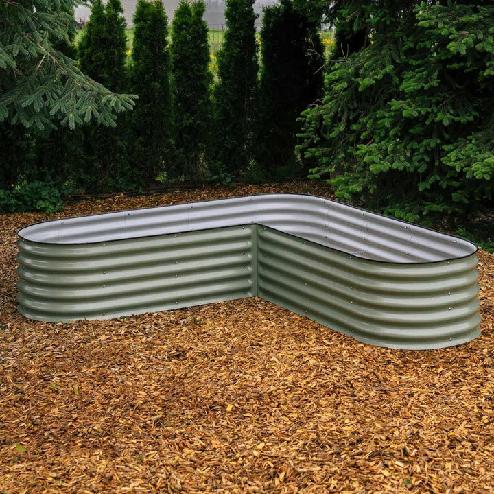 L-Shape Raised Garden Bed - Multiple Heights