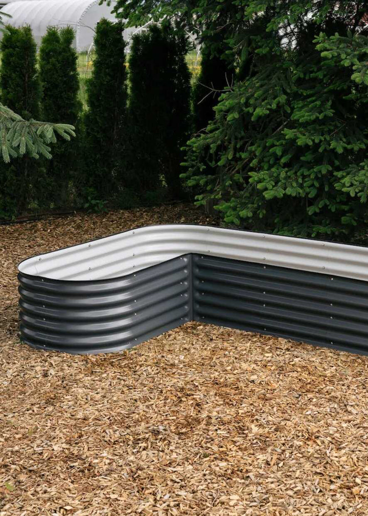 L-Shape Raised Garden Bed - Multiple Heights