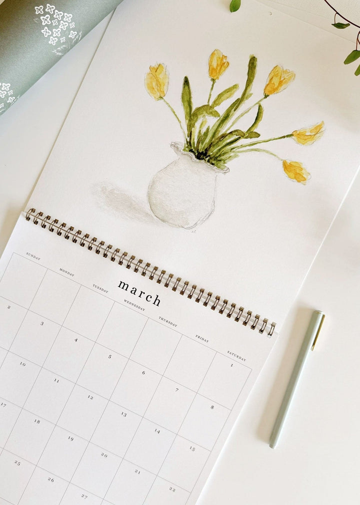 2025 Bouquets Calendar - Clementine Home Floral Gift