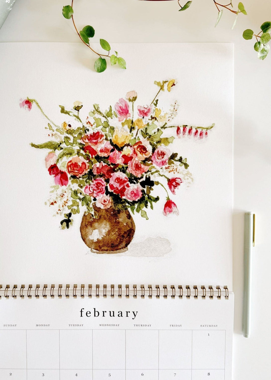2025 Bouquets Calendar - Clementine Home Floral Gift