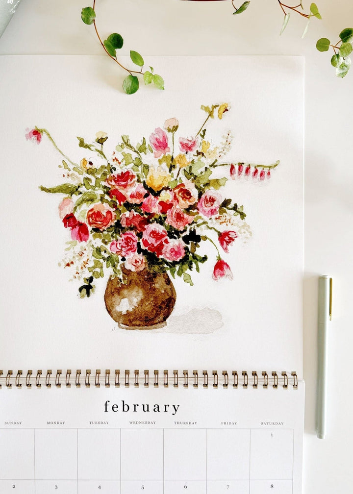 2025 Bouquets Calendar - Clementine Home Floral Gift