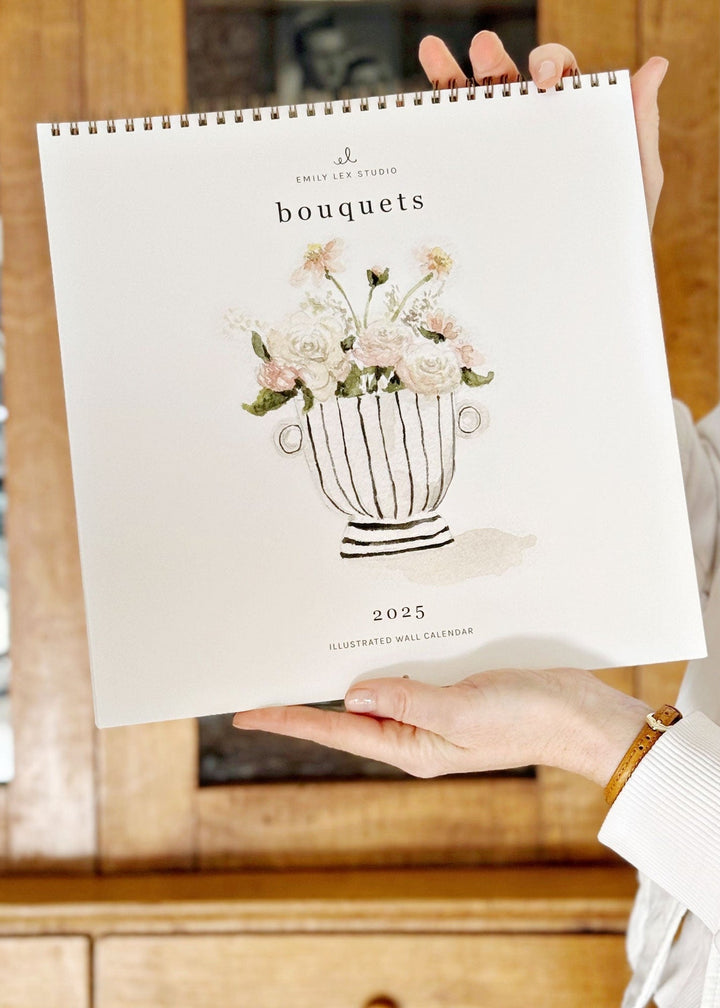 2025 Bouquets Calendar - Clementine Home Floral Gift