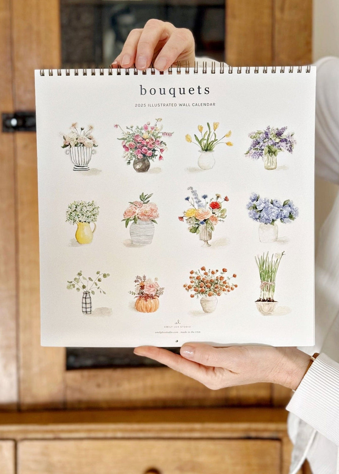2025 Bouquets Calendar - Clementine Home Floral Gift