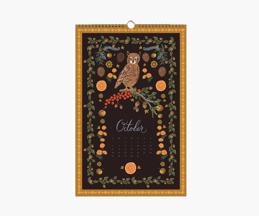 2026 Flora Wall Calendar - Clementine Home Floral Gift