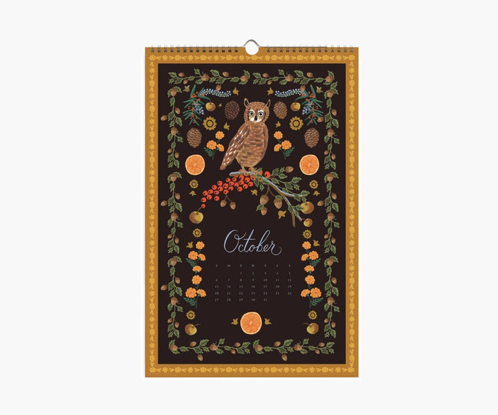 2026 Flora Wall Calendar - Clementine Home Floral Gift