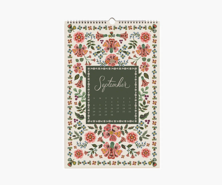 2026 Flora Wall Calendar - Clementine Home Floral Gift