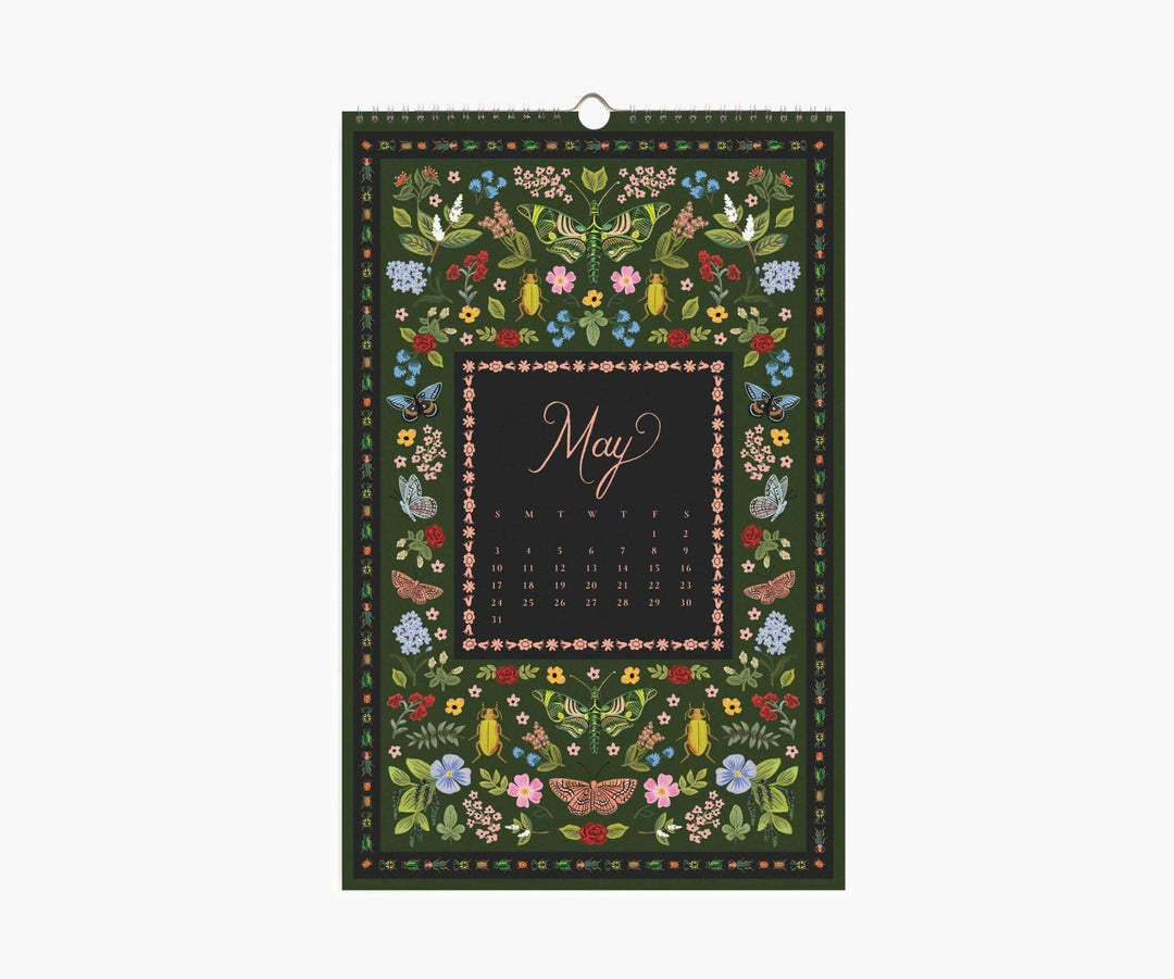 2026 Flora Wall Calendar - Clementine Home Floral Gift