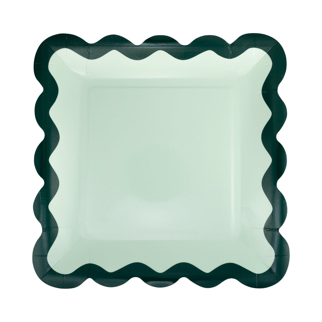 Scallop Paper Plates