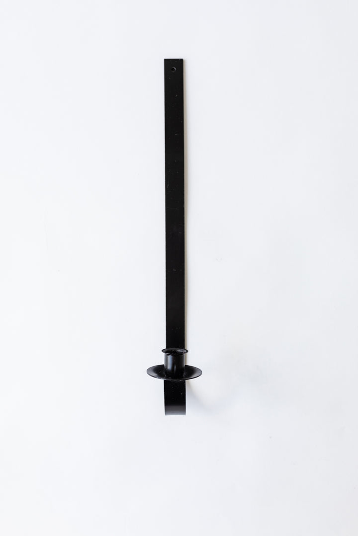 Slender Iron Candle Sconce