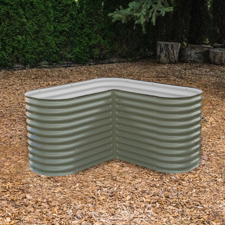 L-Shape Raised Garden Bed - Multiple Heights