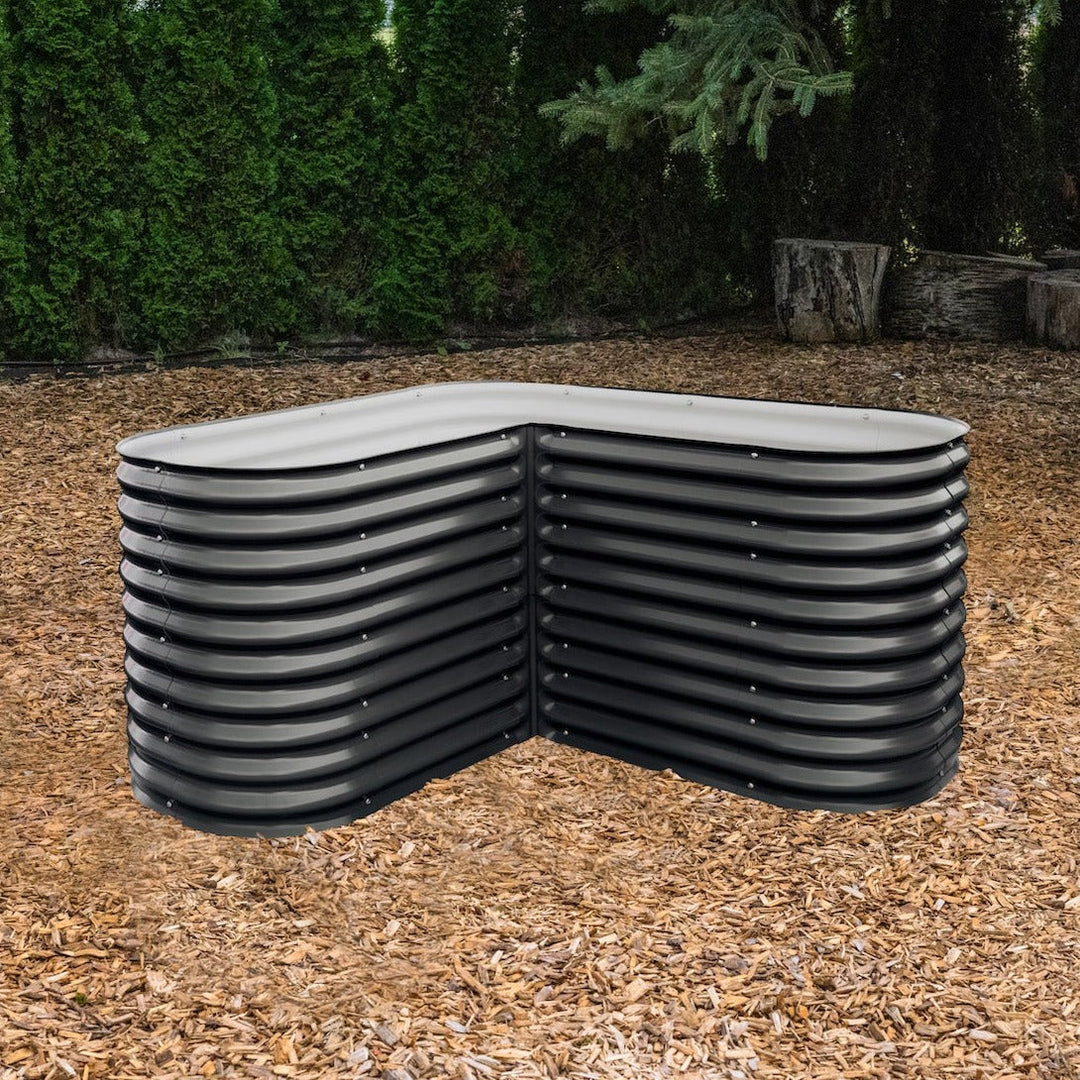 L-Shape Raised Garden Bed - Multiple Heights
