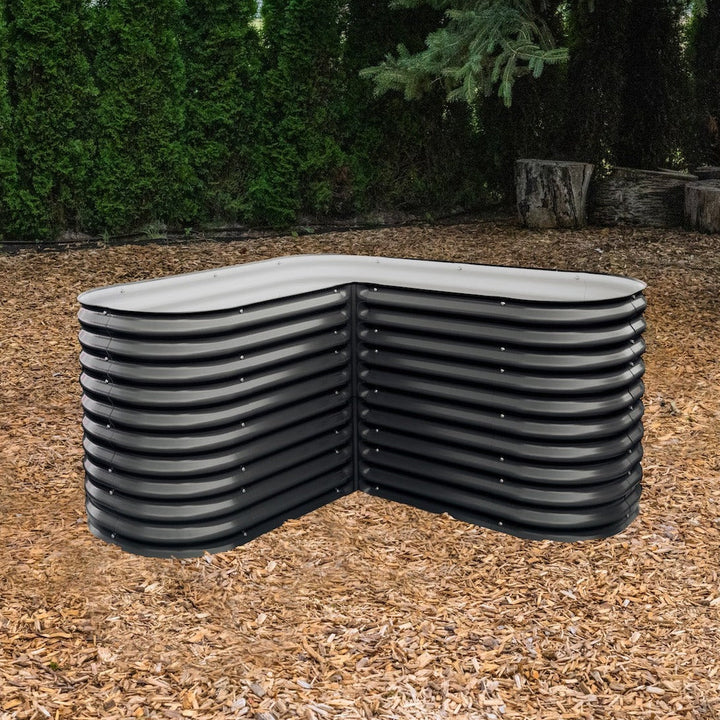 L-Shape Raised Garden Bed - Multiple Heights